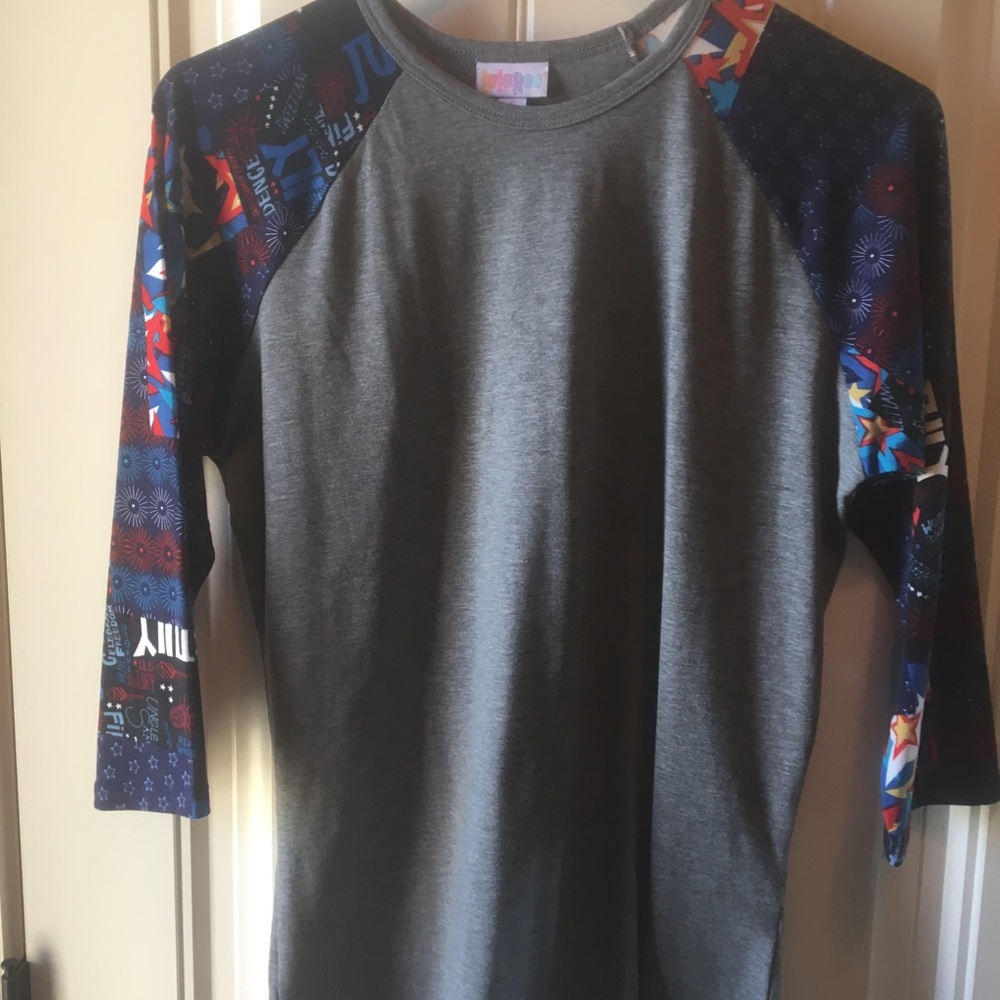 Fourth of July Randy shirt gray